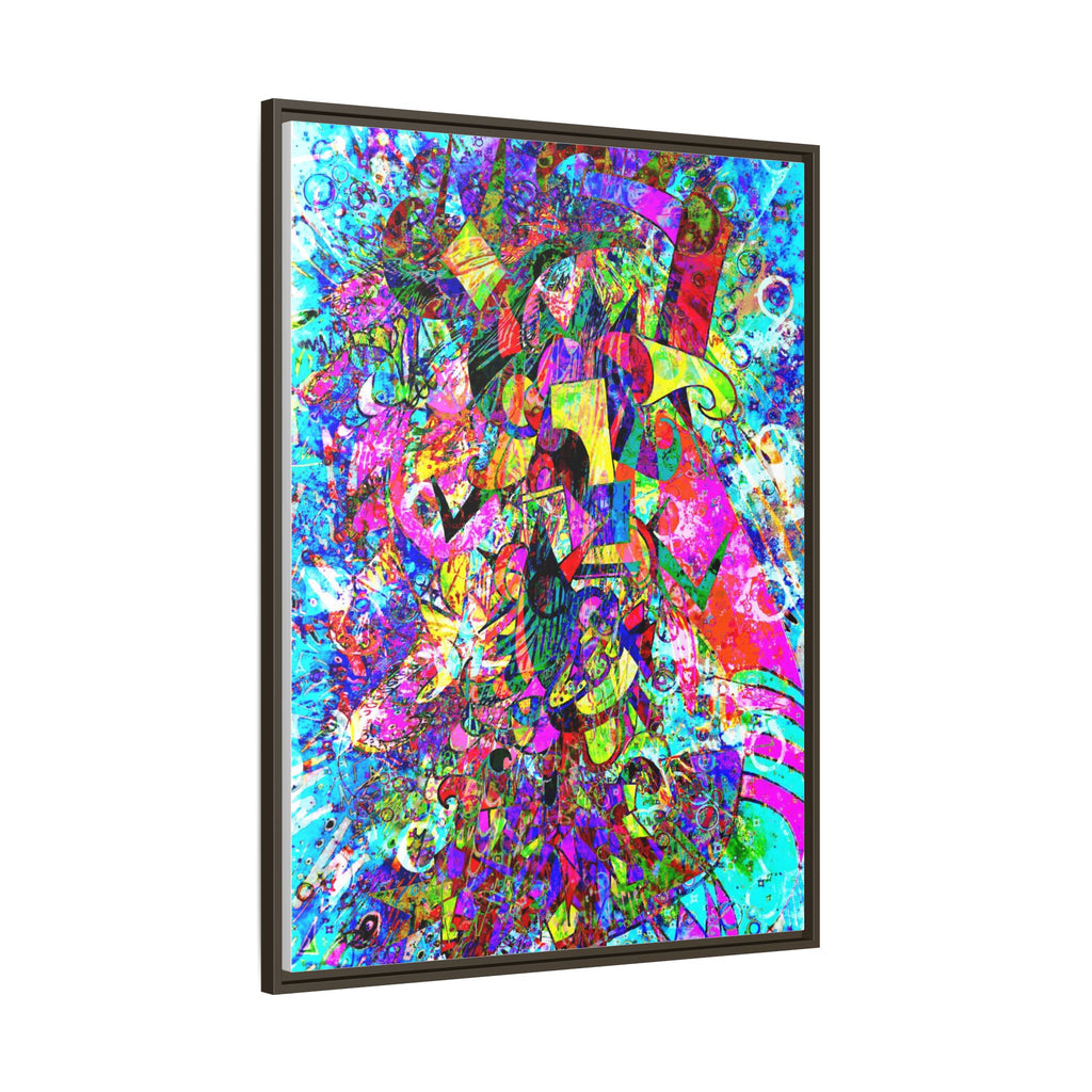 Love Monster Matte Canvas, Framed (Multi-color)