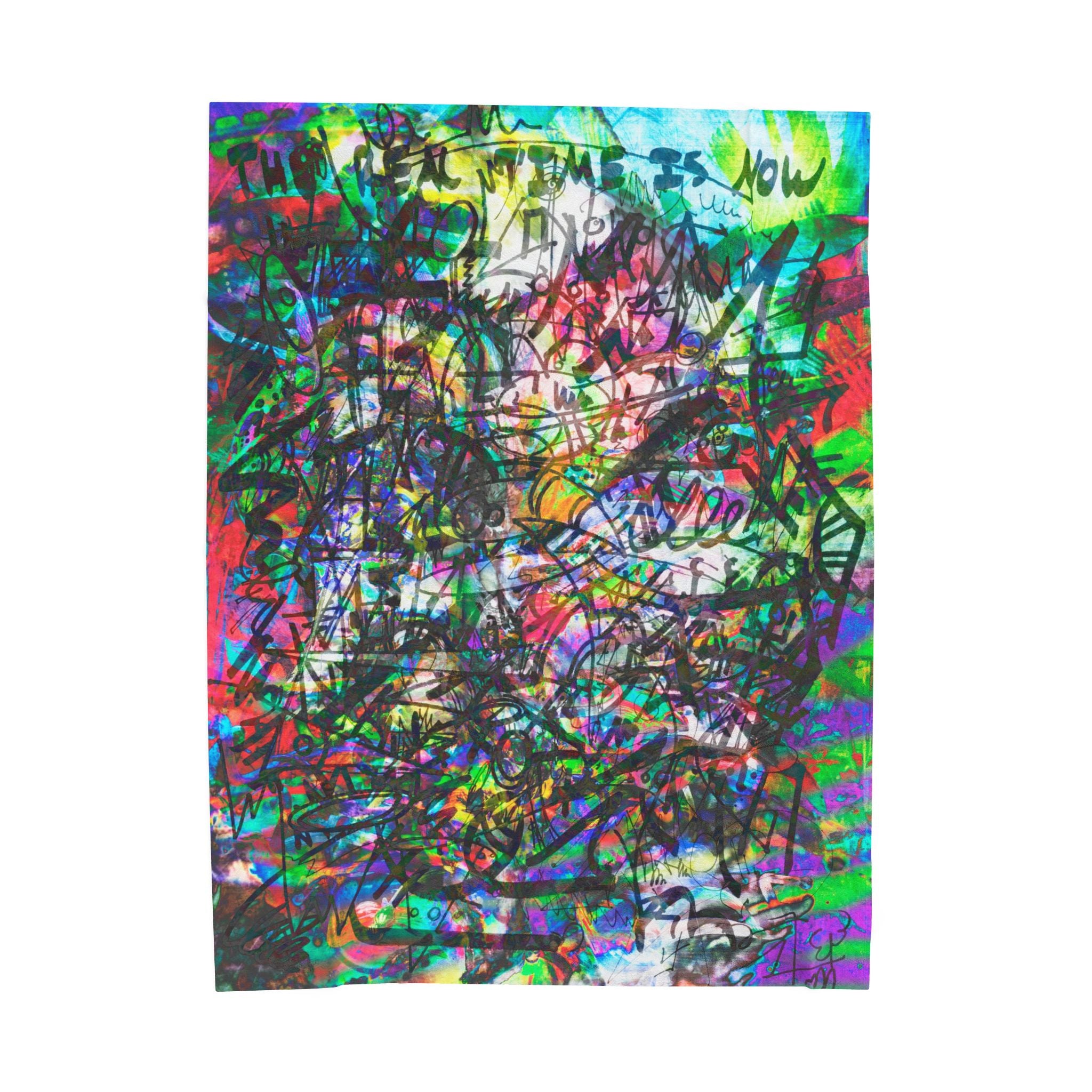 The Real Time Is Now 2022 Plush Blanket