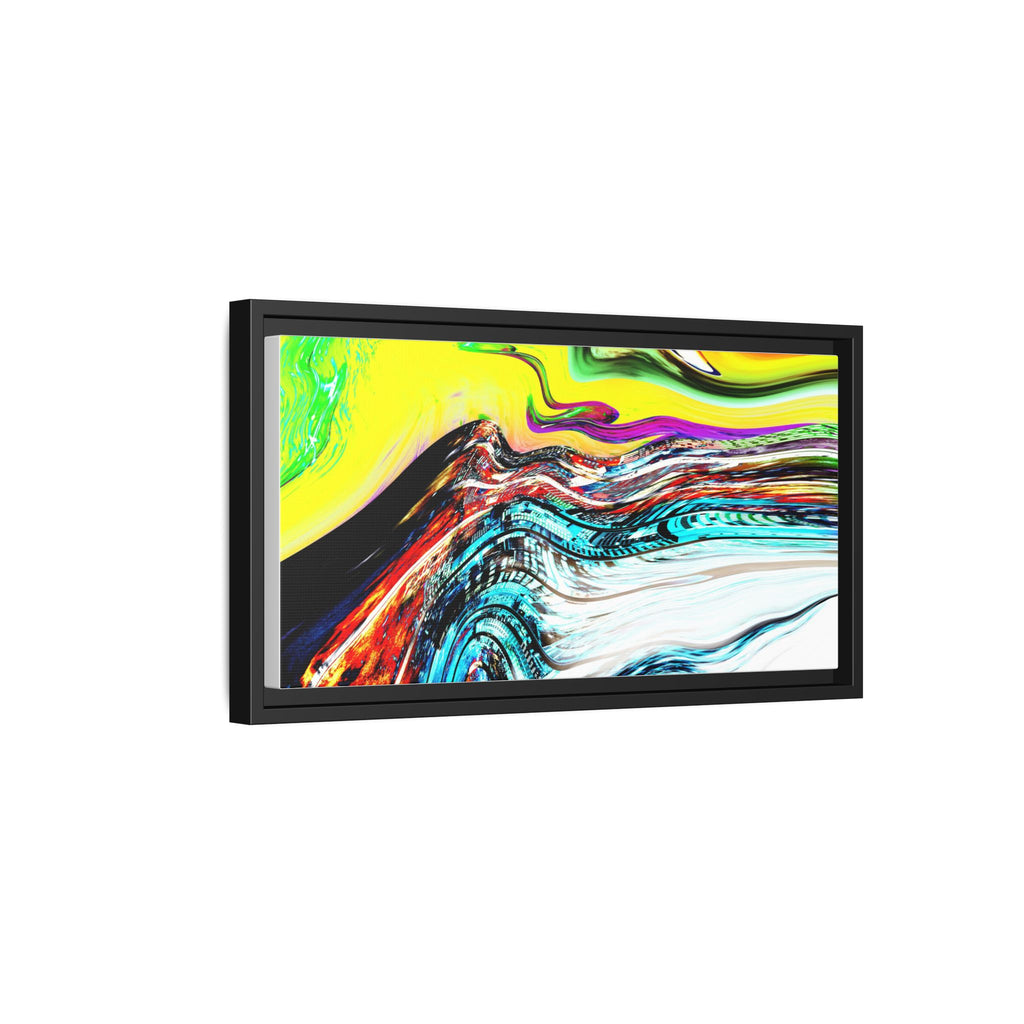 Slip And Slide Matte Canvas Framed Wall Art