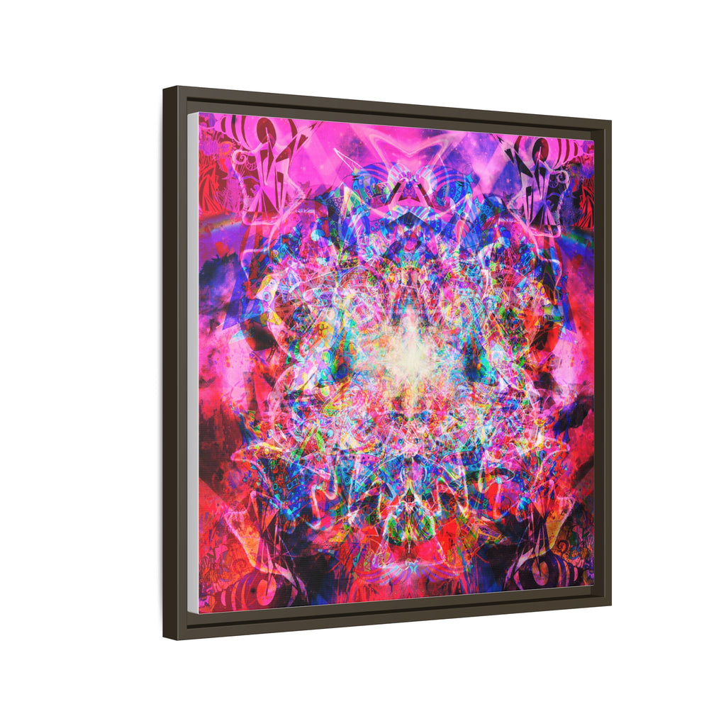 Arashaya Framed Canvas — Vibrant Psychedelic Wall Art