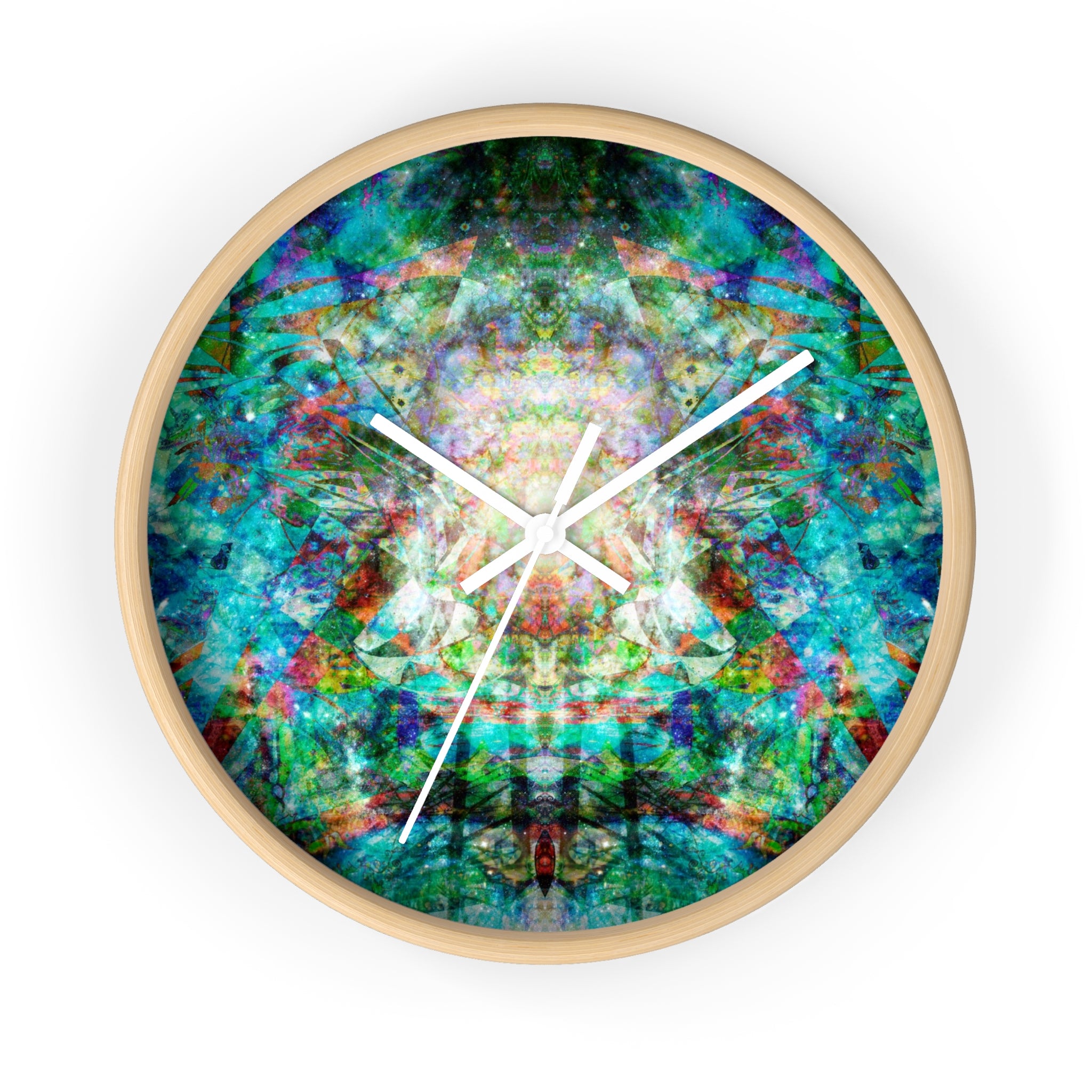 Face Glue Galaxy Hyperdimensional Pin Ball Wall Clock