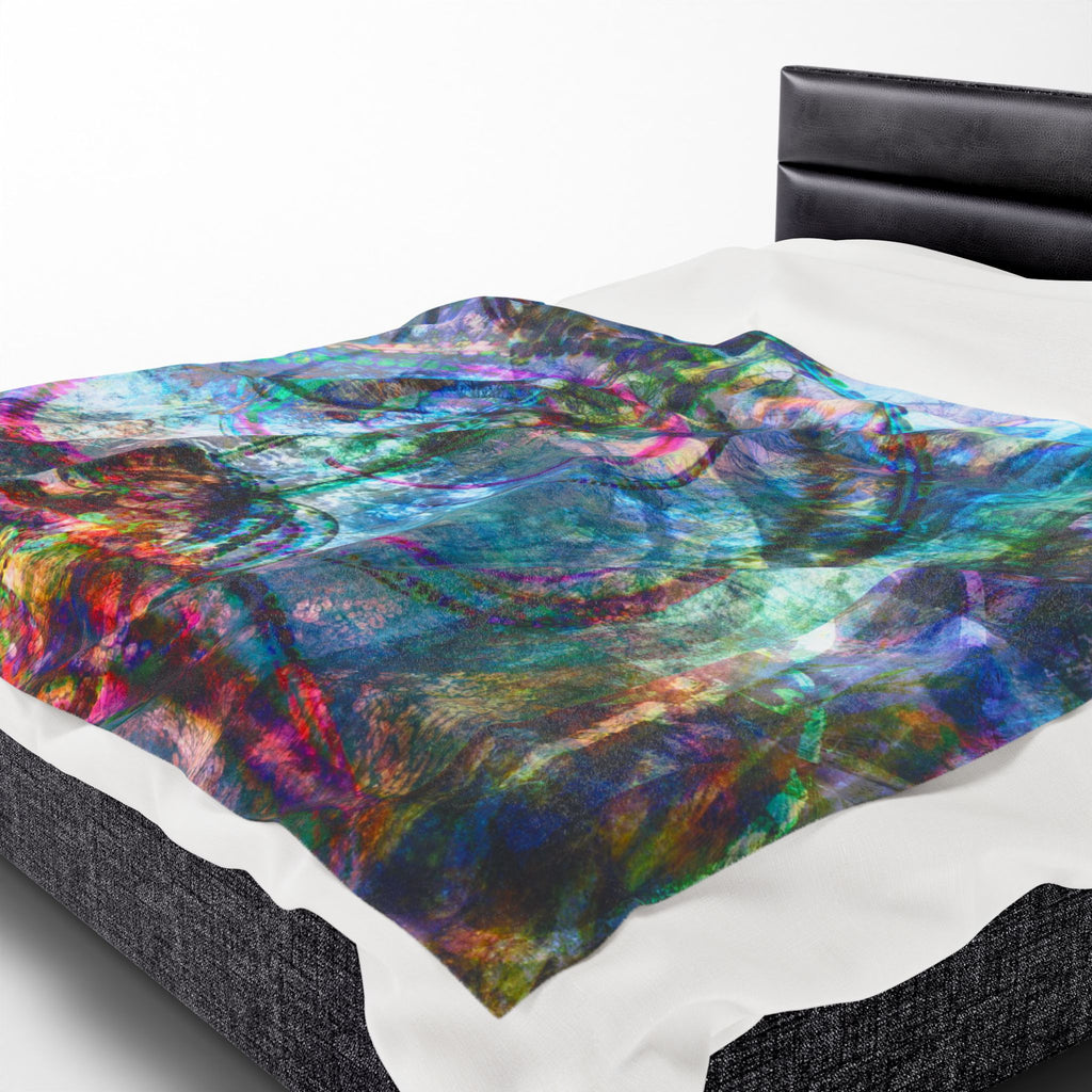 Mega Millionz Plush Blanket — Soft Multicolor Art Throw