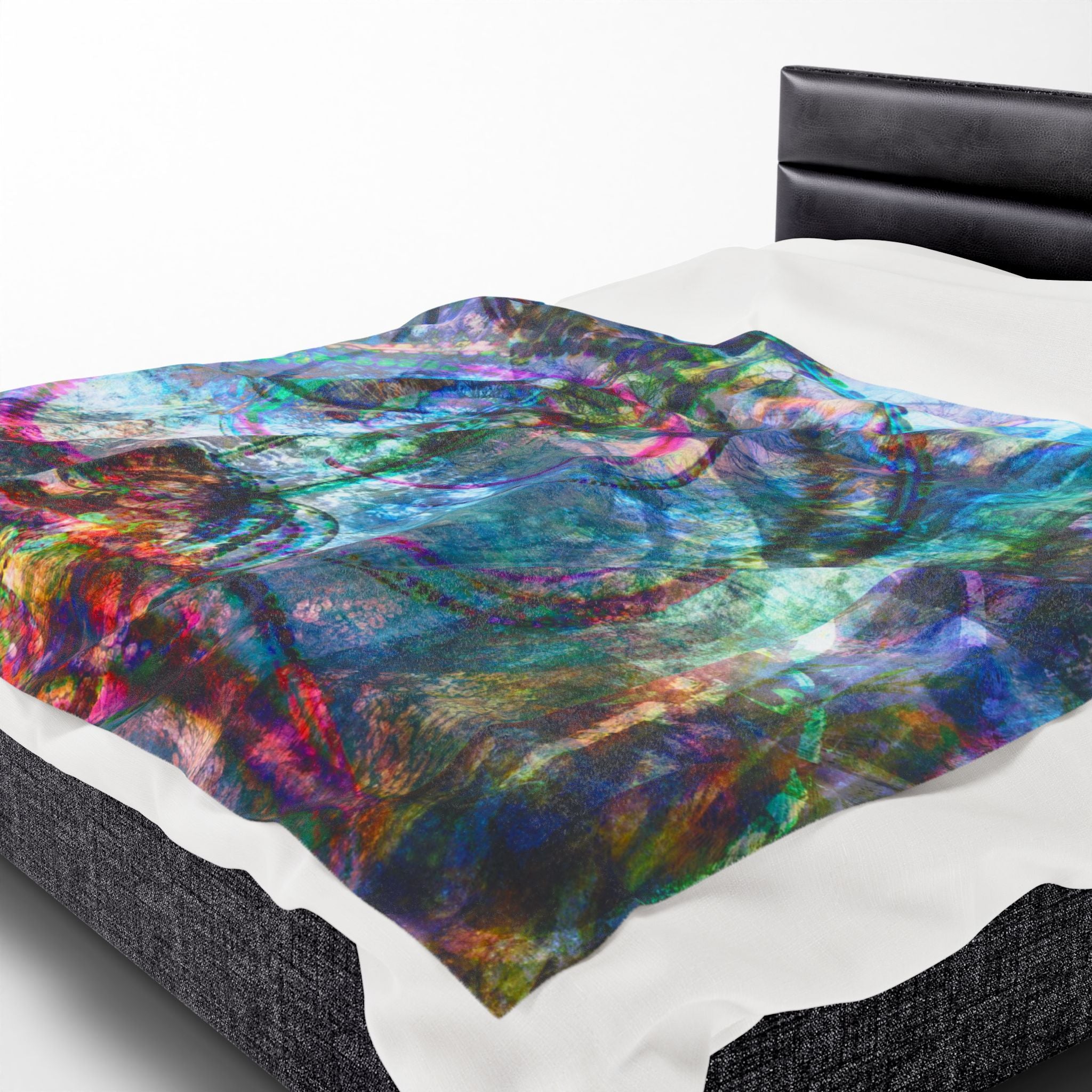 Mega Millionz Plush Blanket — Soft Multicolor Art Throw