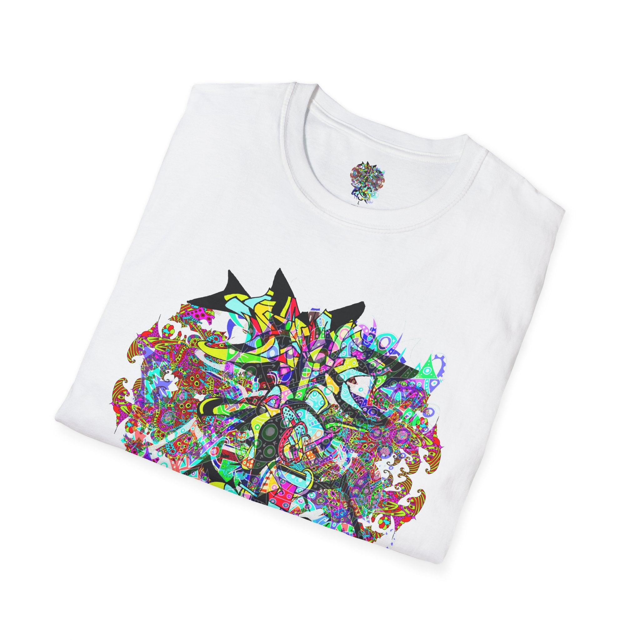 Hyperdimensional Wind 15 T-Shirt — Colorful Trippy Art Tee