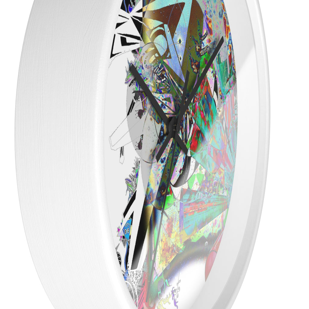 Spin Art Wall Clock