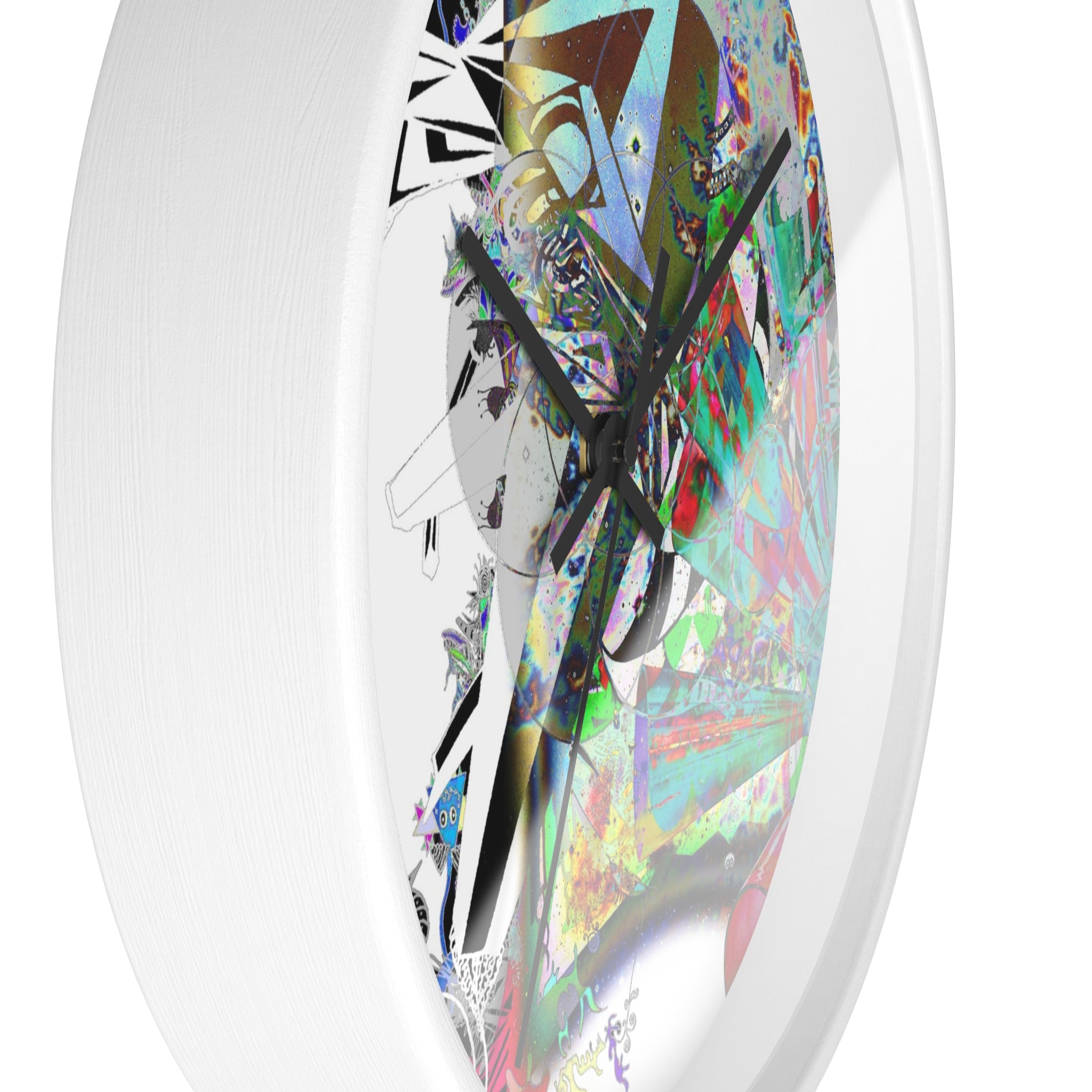 Spin Art Wall Clock