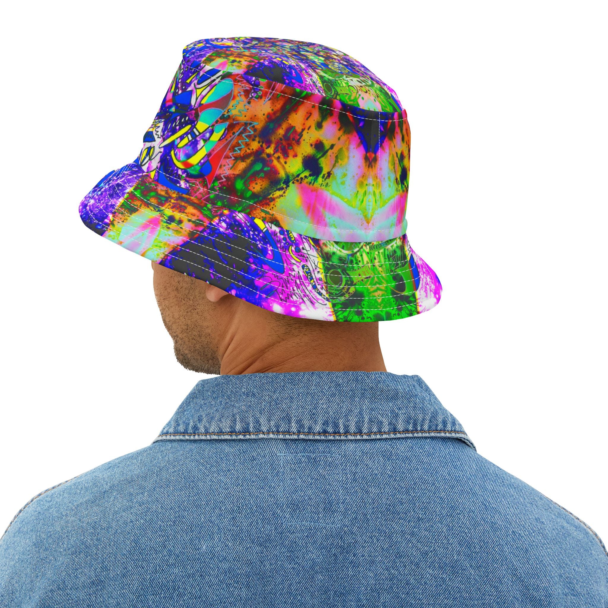 Alien Darkness 9 Bucket Hat — All-Over Print Festival Hat