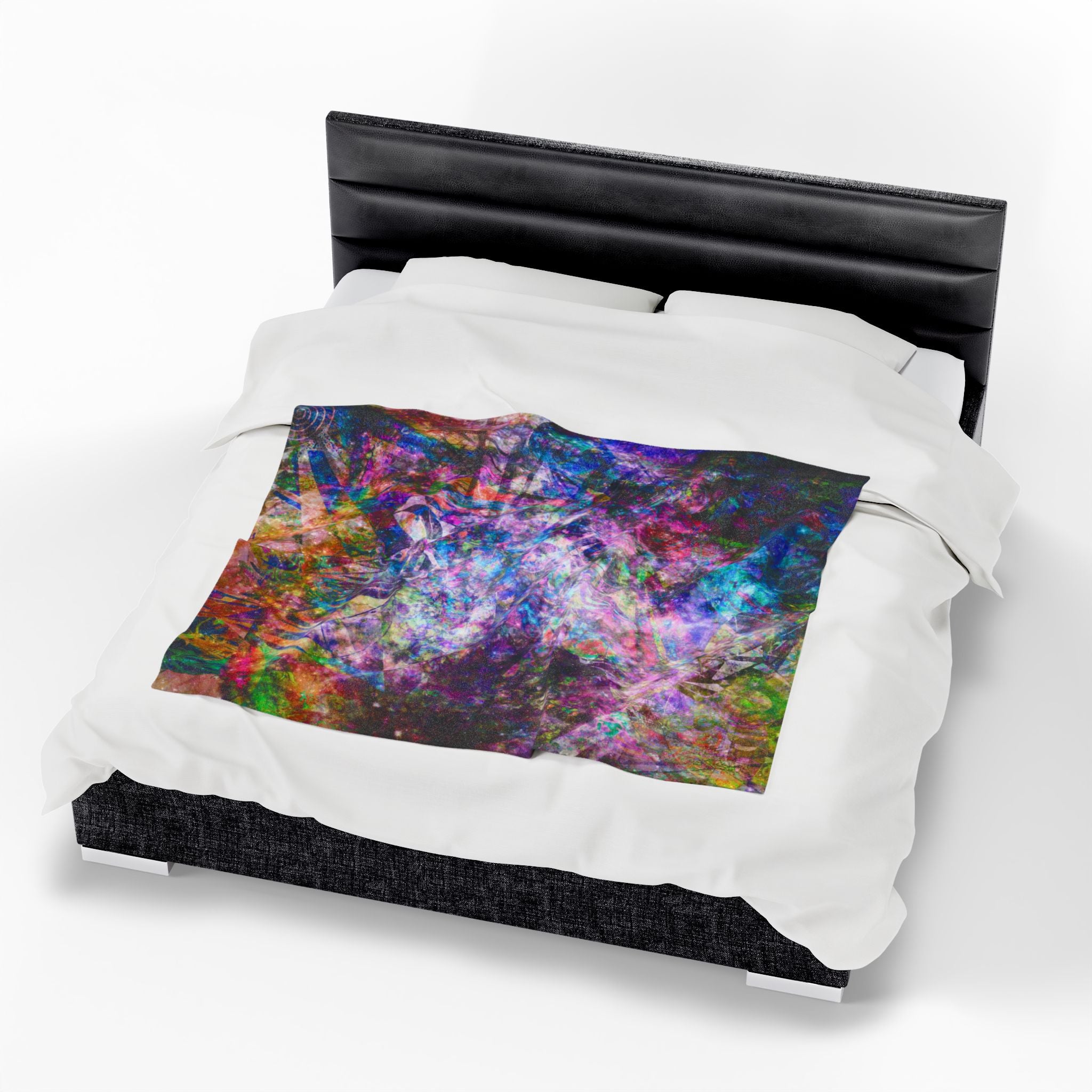 Space Shower 2 Plush Blanket