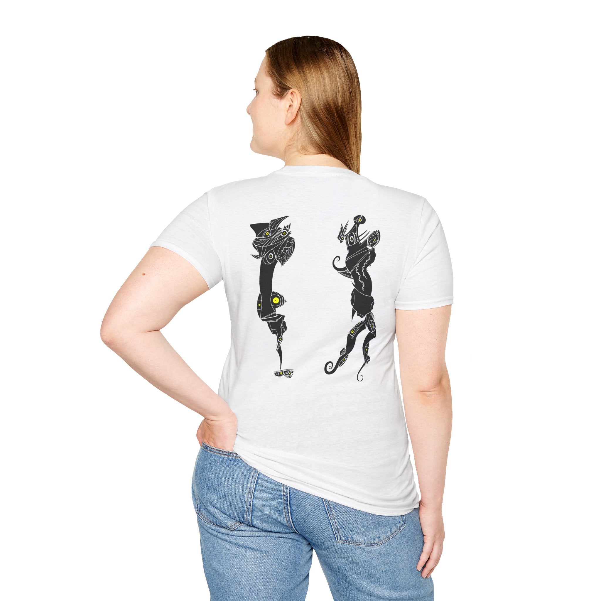 Watching Picasso's Golf Swing T-Shirt — Minimalist Surreal Graphic Tee