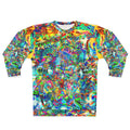 HYPERDIMENSIONAL SURFER - Psychedelic Abstract All-Over Print Sweatshirt