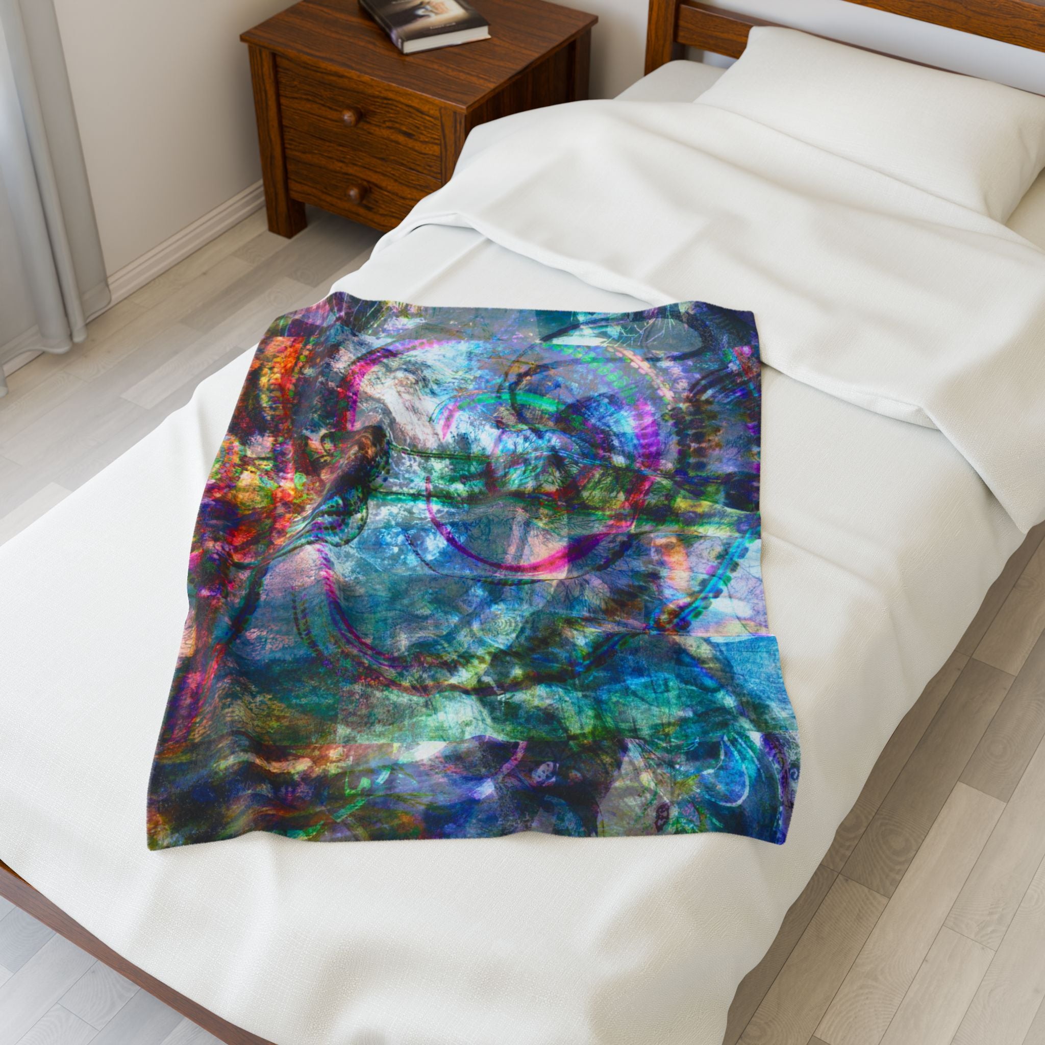 Mega Millionz Plush Blanket — Soft Multicolor Art Throw