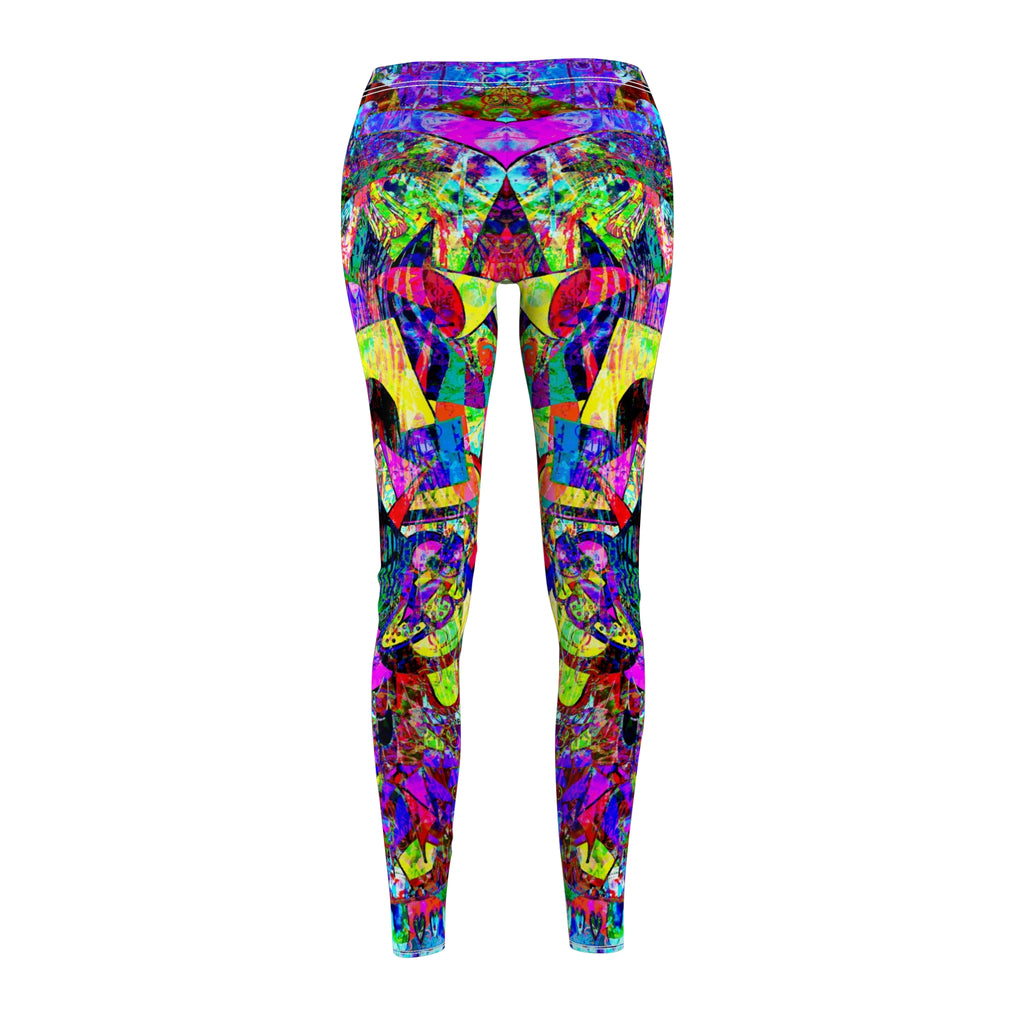 Love Monster Leggings — Colorful Geometric Yoga Tights