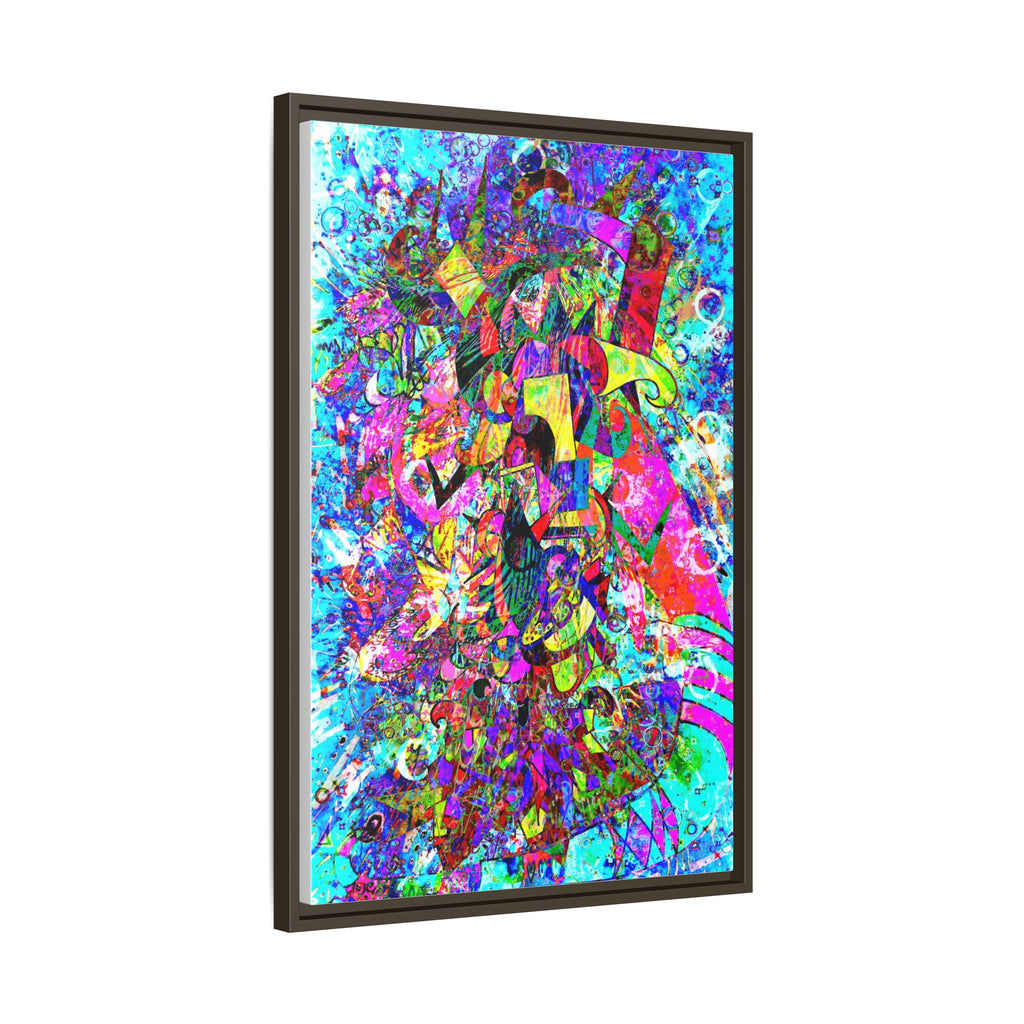 Love Monster Matte Canvas, Framed (Multi-color)
