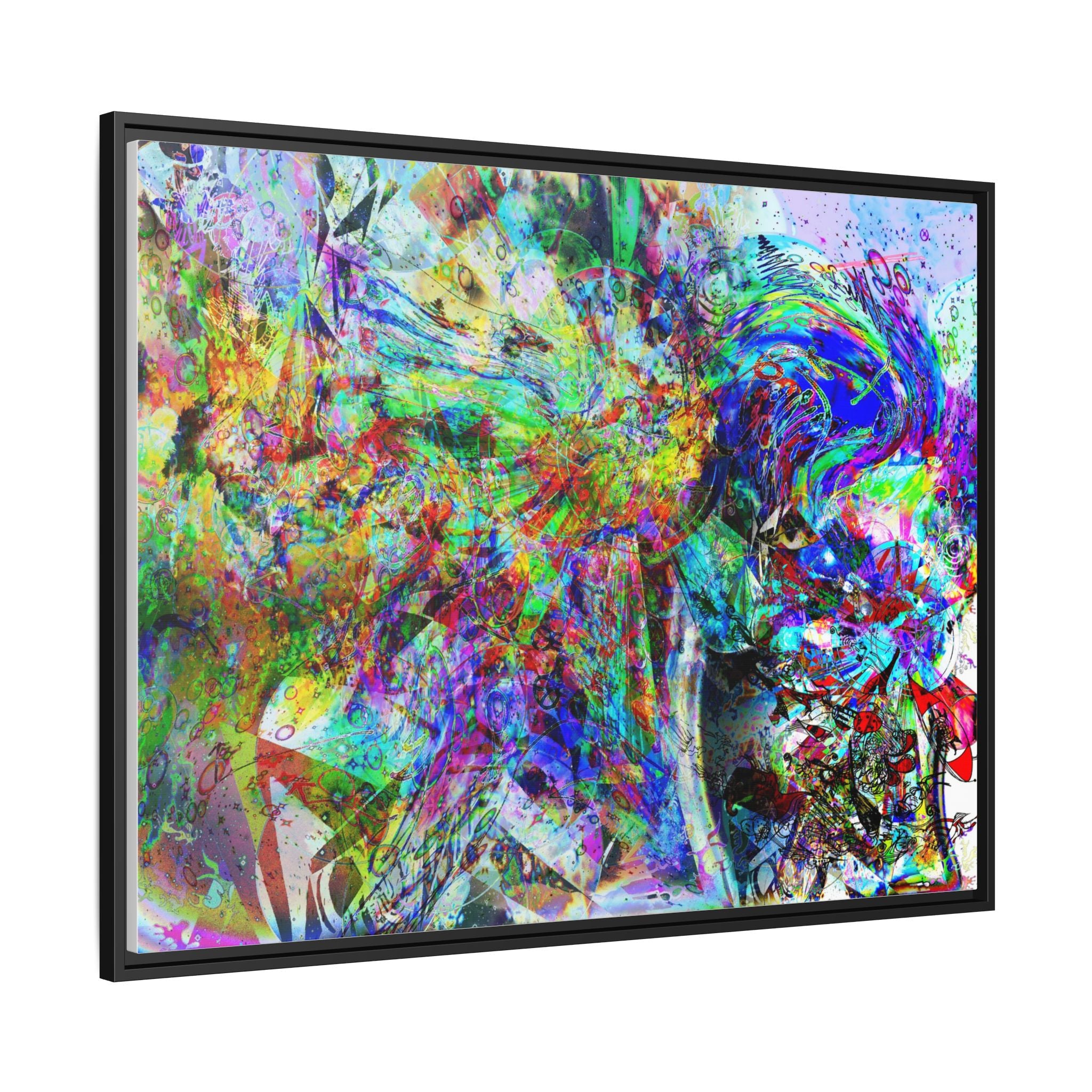 Barfing Beautifully Matte Canvas Print (Framed)