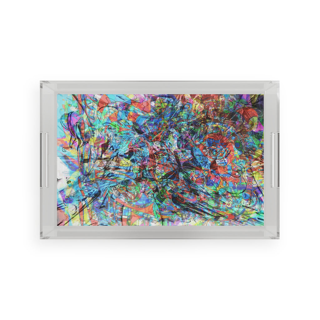 Now You're Stuck 7 Acrylic Serving Tray