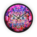 Arashaya - Psychedelic Kaleidoscope Wall Clock — Vibrant Abstract Art Timepiece