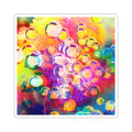 Lightning Bubbles 2 Sticker — Vibrant Rainbow Bubble Pattern for Laptops & Journals