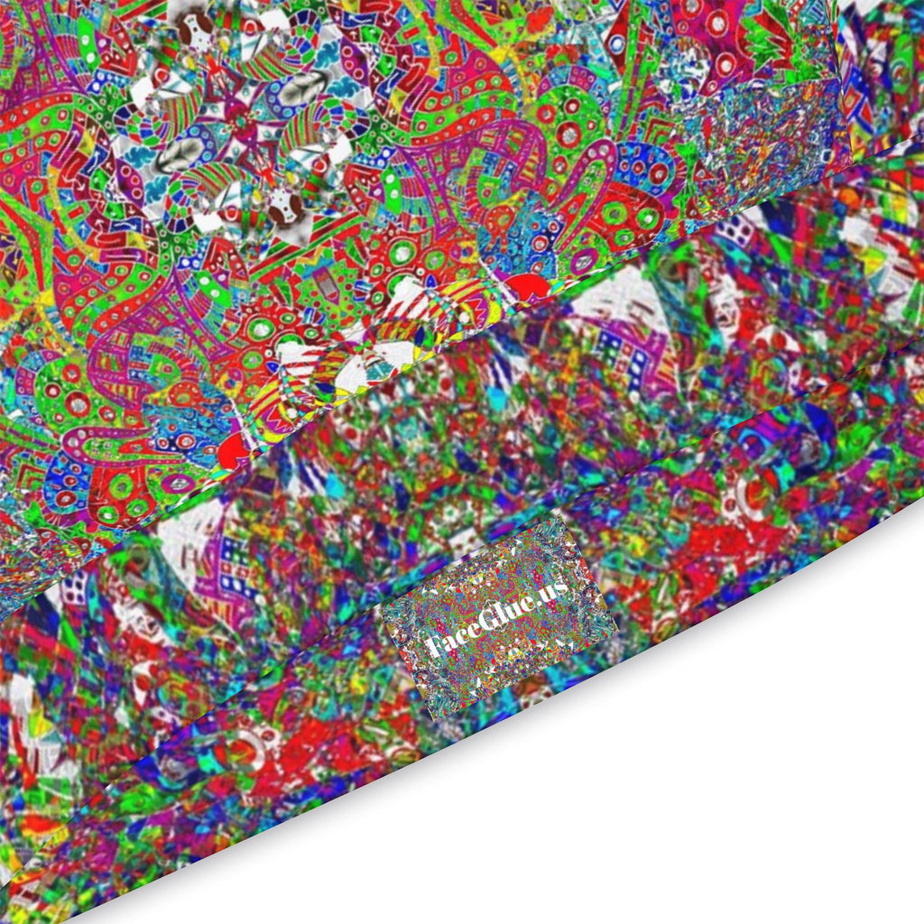 D Tizzle Athletic Hoodie — All-Over Print Vibrant Pattern