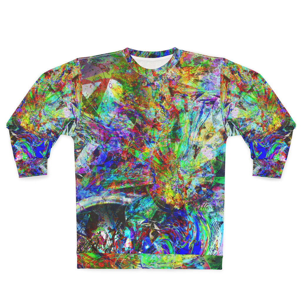 Barfing Beautifully - Abstract Color Splash Sweatshirt