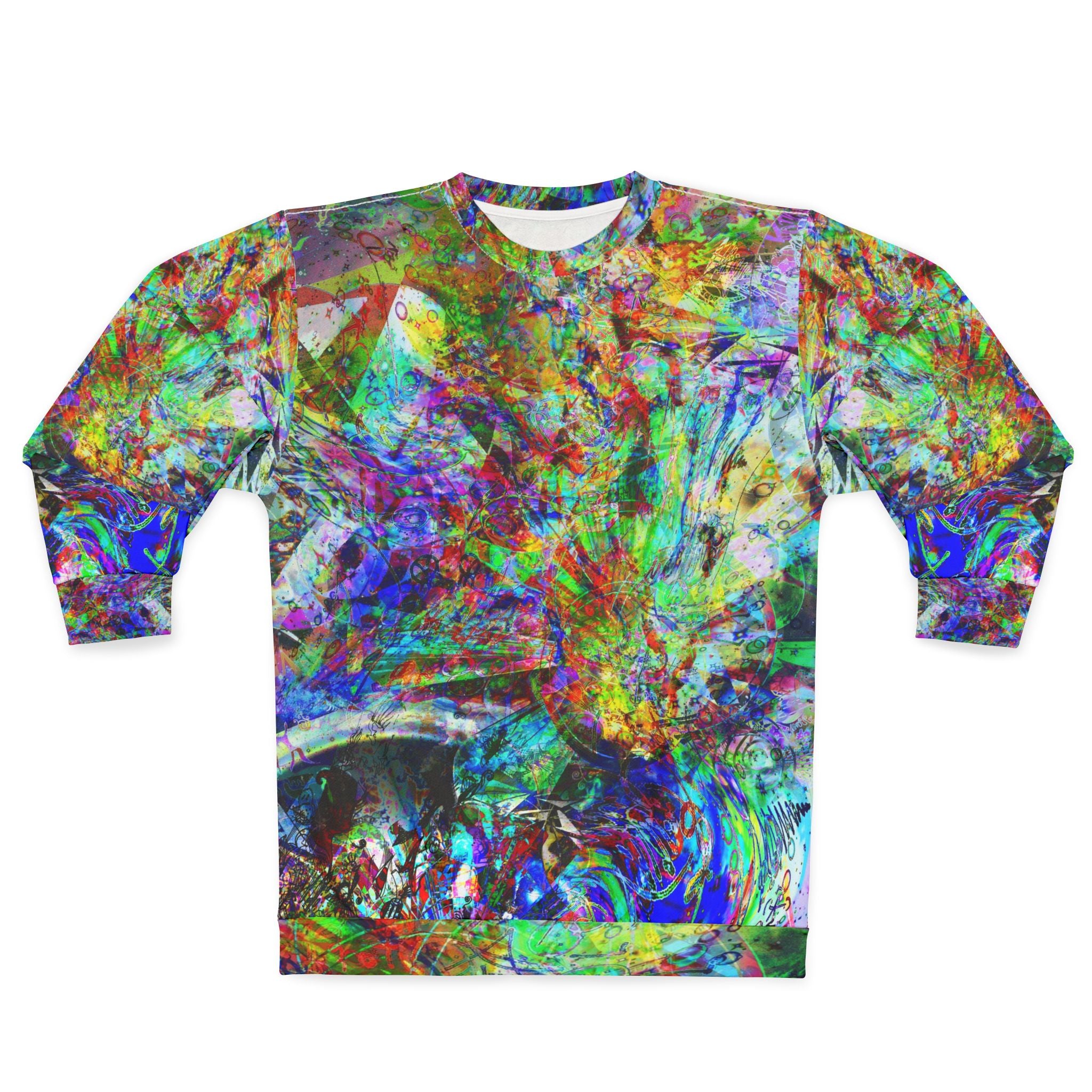 Barfing Beautifully - Abstract Color Splash Sweatshirt