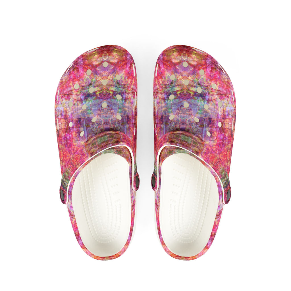 Beau If Ful M9 - Colorful Boho Floral EVA Clogs — Lightweight Garden & Beach Slip-Ons