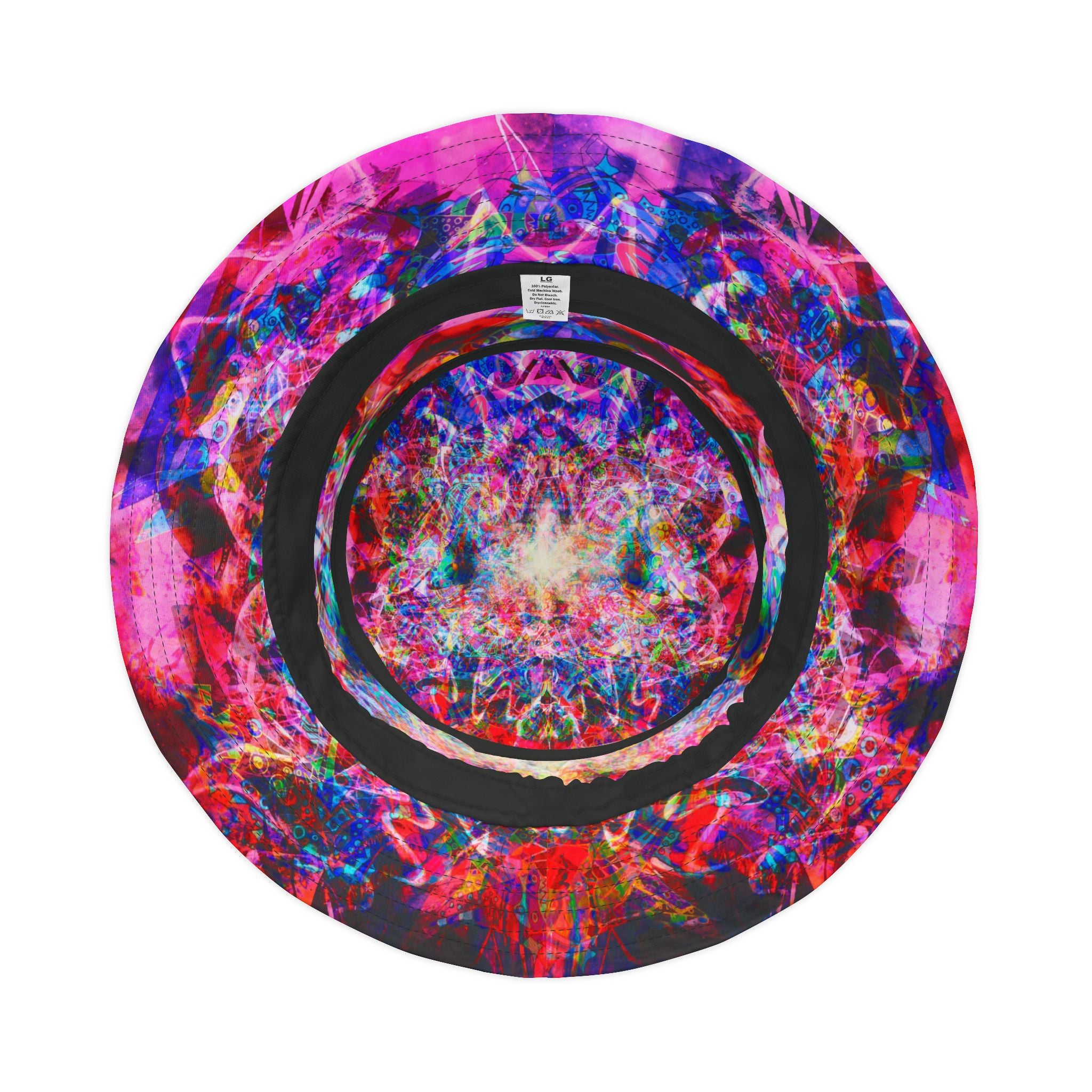 Arashaya Bucket Hat — Vibrant Abstract AOP Sun Hat