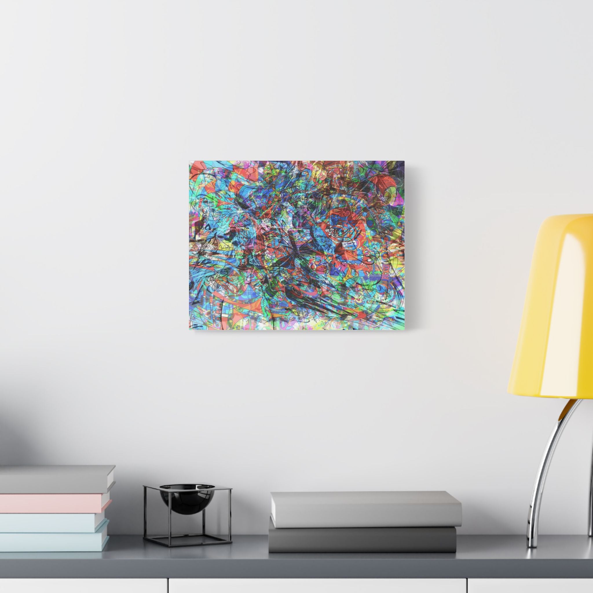 Now You're Stuck 7 Satin Canvas, Stretched