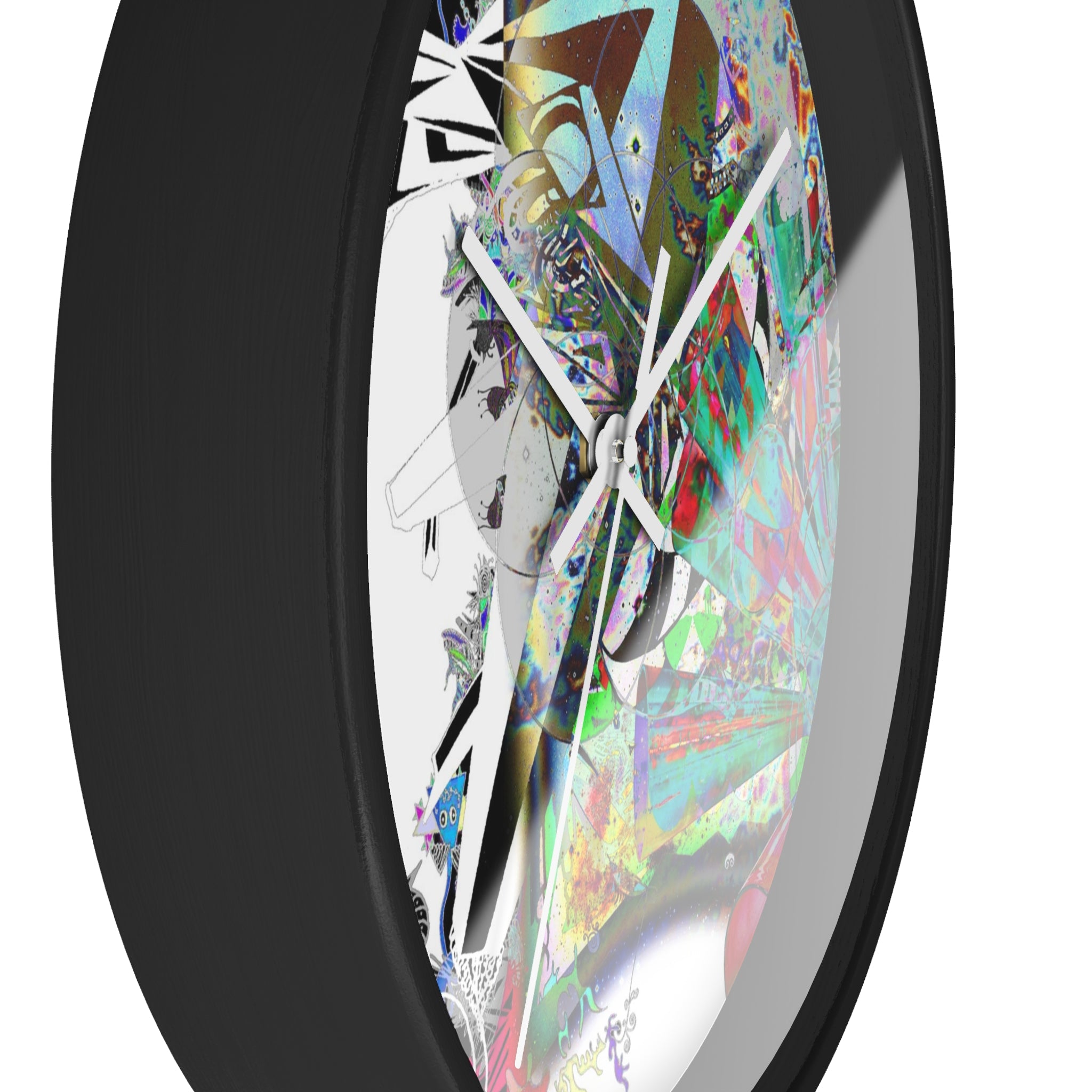 Spin Art Wall Clock