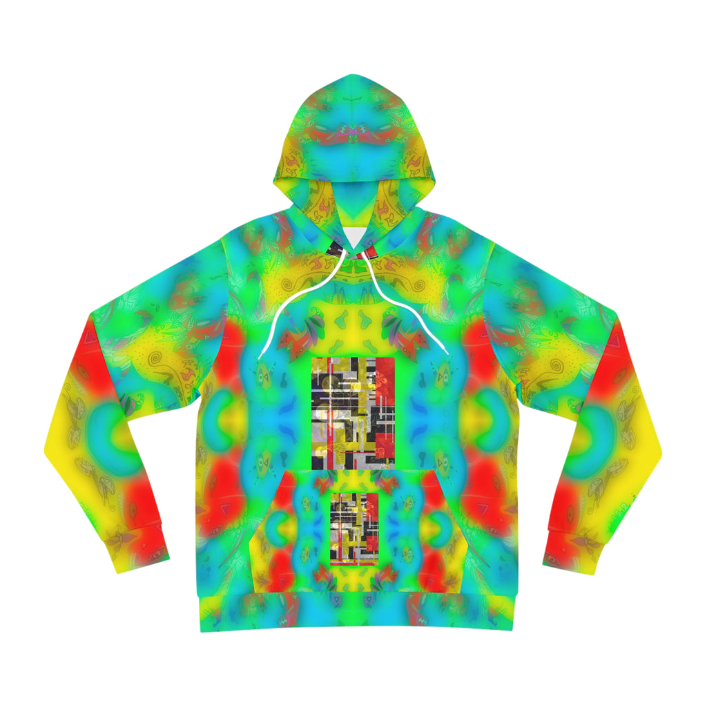 Super Novelty 453 - Psychedelic Tie-Dye Hoodie — Vibrant Abstract Graphic Pullover