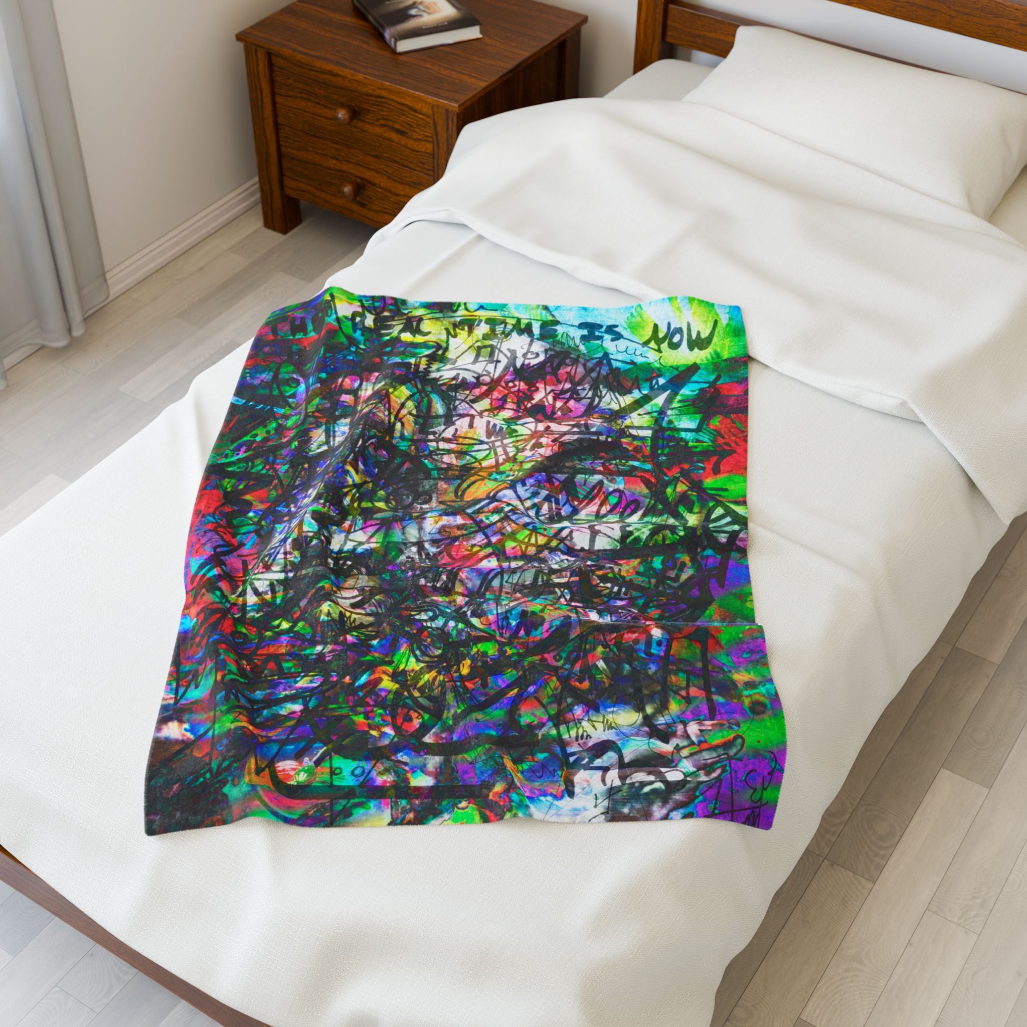 The Real Time Is Now 2022 Plush Blanket