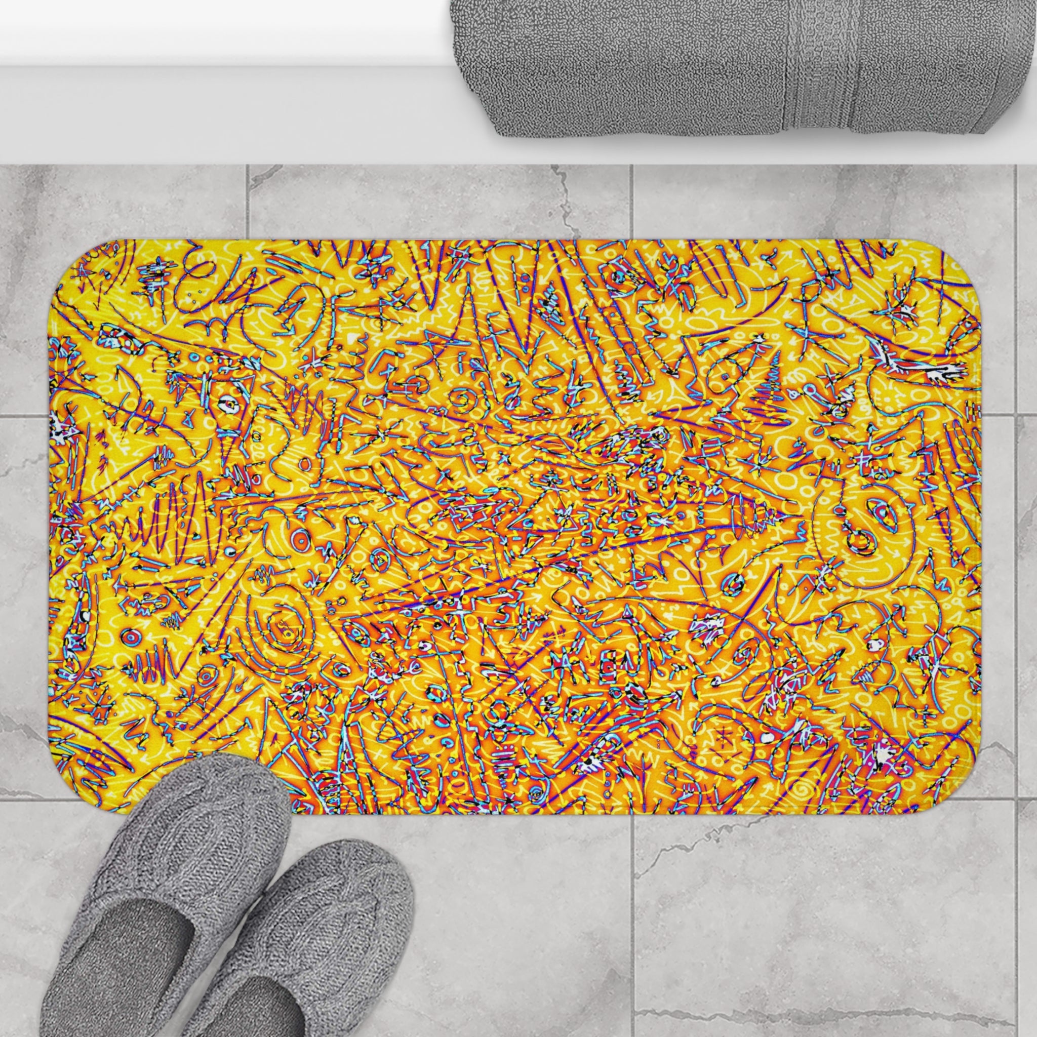 Raspberry Lemonade Bath Mat