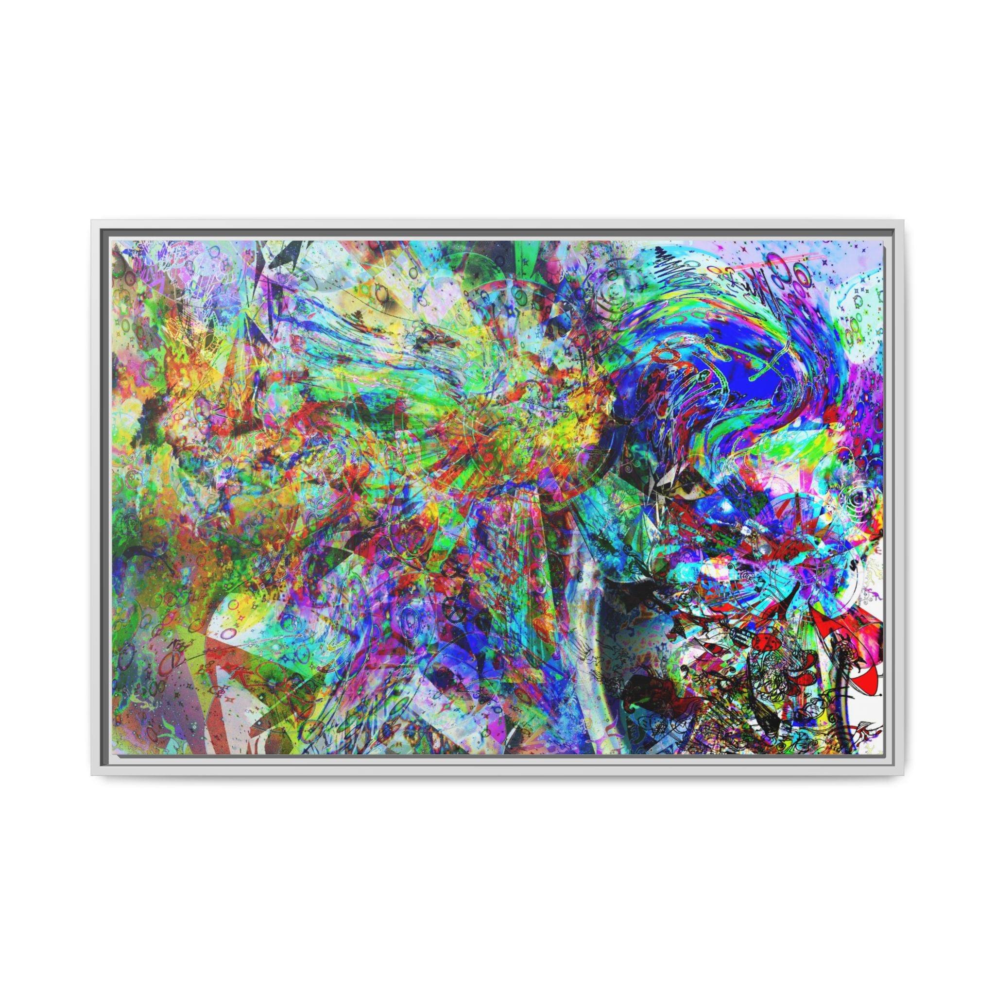 Barfing Beautifully Matte Canvas Print (Framed)