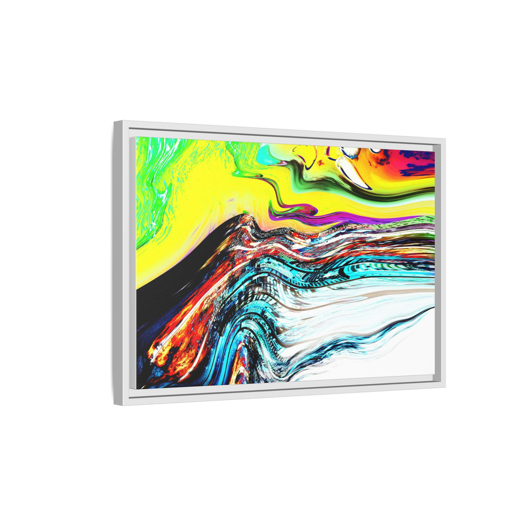 Slip And Slide Matte Canvas Framed Wall Art