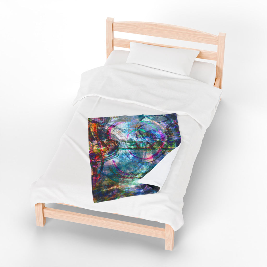 Mega Millionz Plush Blanket — Soft Multicolor Art Throw