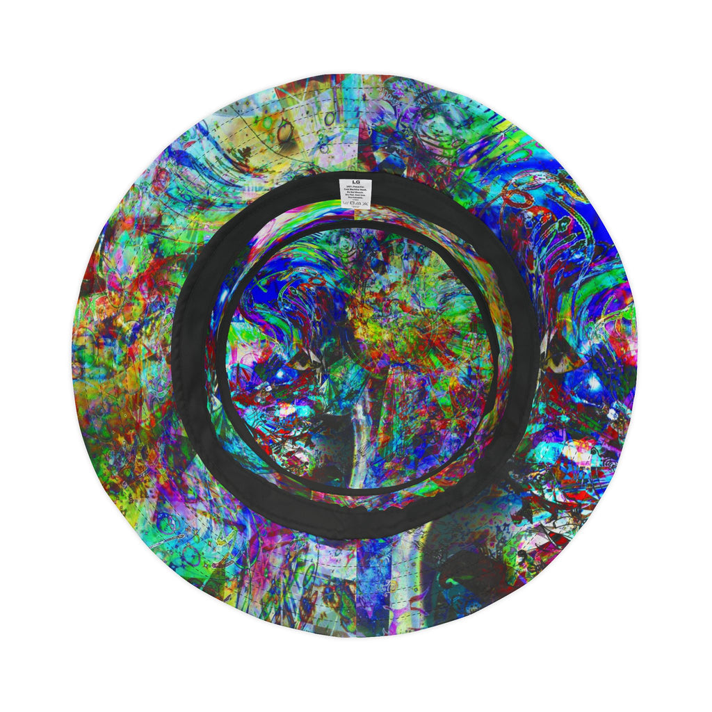 Barfing Beautifully Bucket Hat — Vibrant All-Over-Print Sun Hat