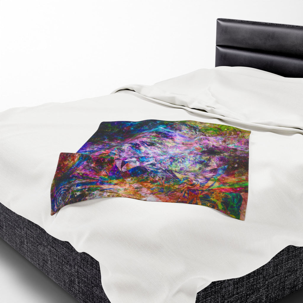 Space Shower 2 Plush Blanket