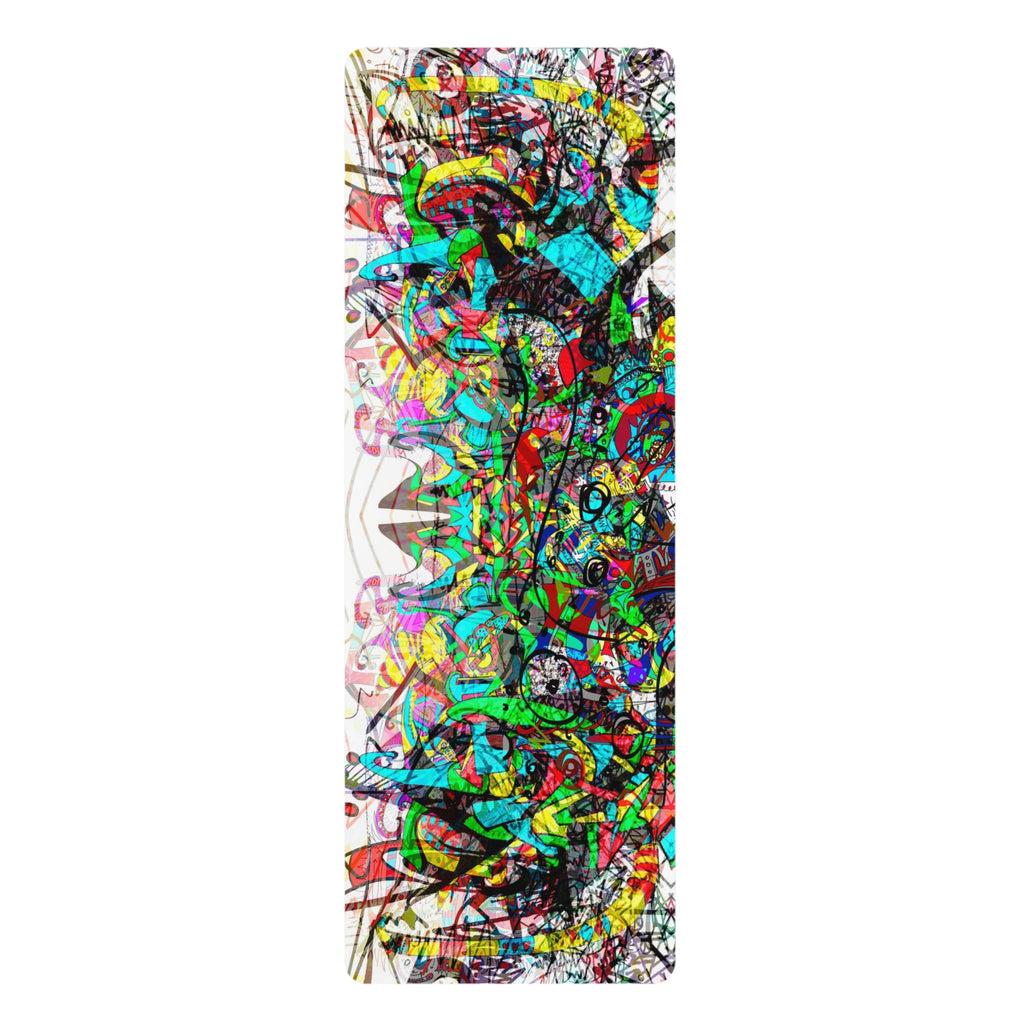 Alien Darkness 20 - Rubber Yoga Mat — Non-Slip Artistic Fitness Mat