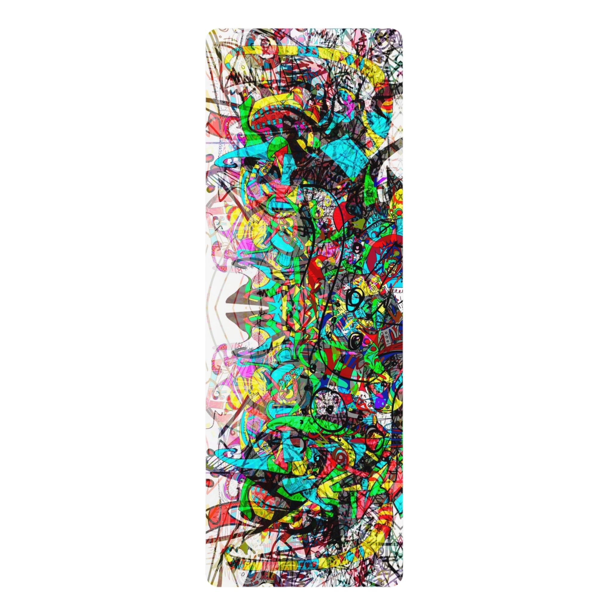 Alien Darkness 20 - Rubber Yoga Mat — Non-Slip Artistic Fitness Mat