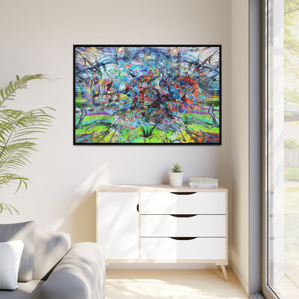 Now You're Stuck 44 Canvas Print — Framed Matte Wall Art