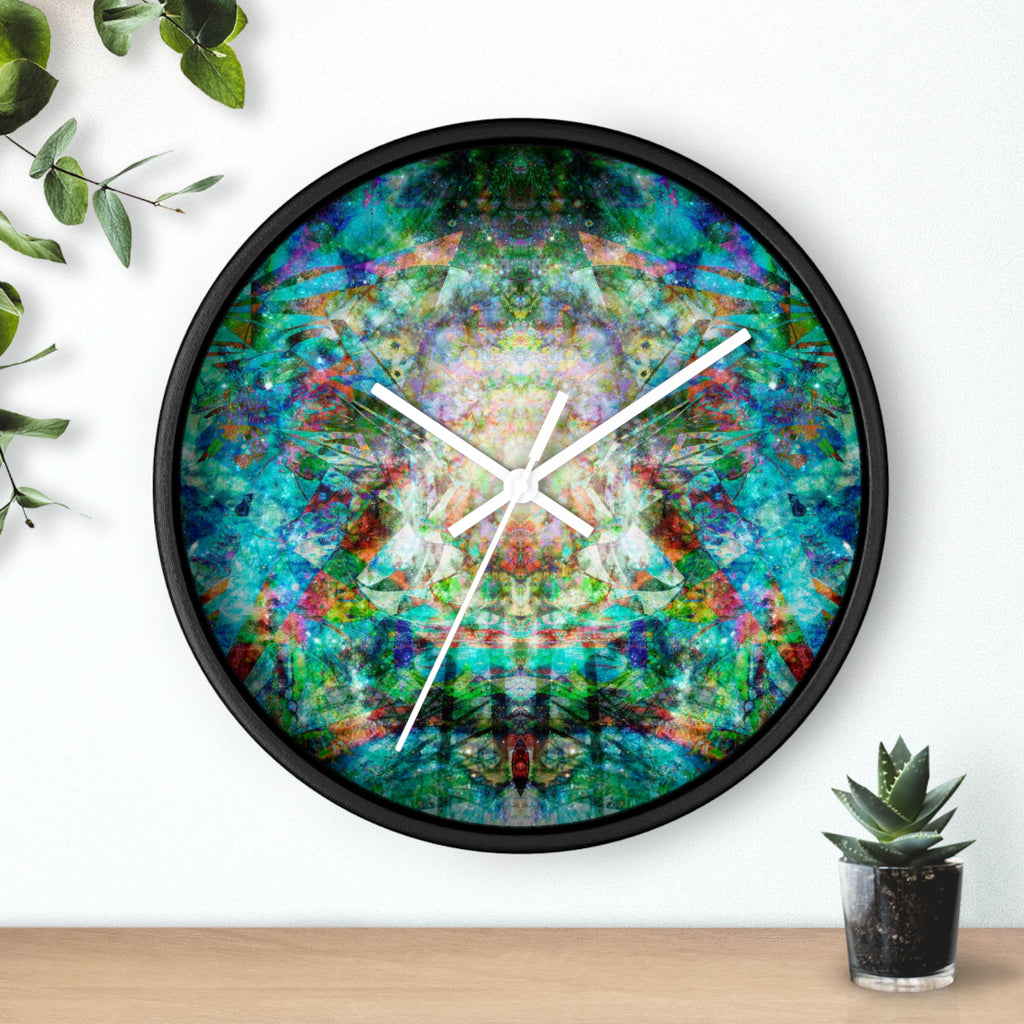 Face Glue Galaxy Hyperdimensional Pin Ball Wall Clock