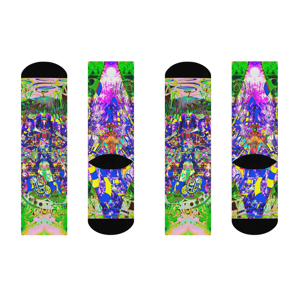 Alien Darkness 9 Cushioned Crew Socks