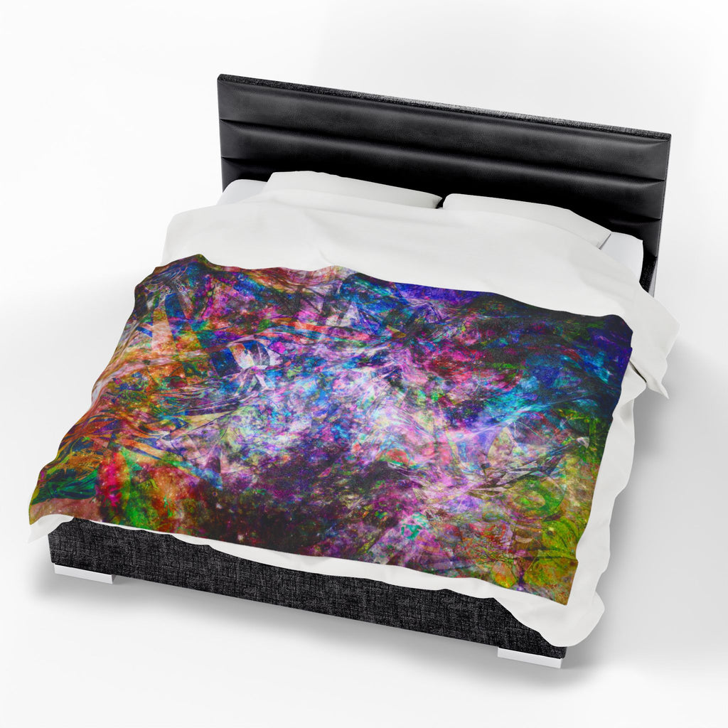 Space Shower 2 Plush Blanket