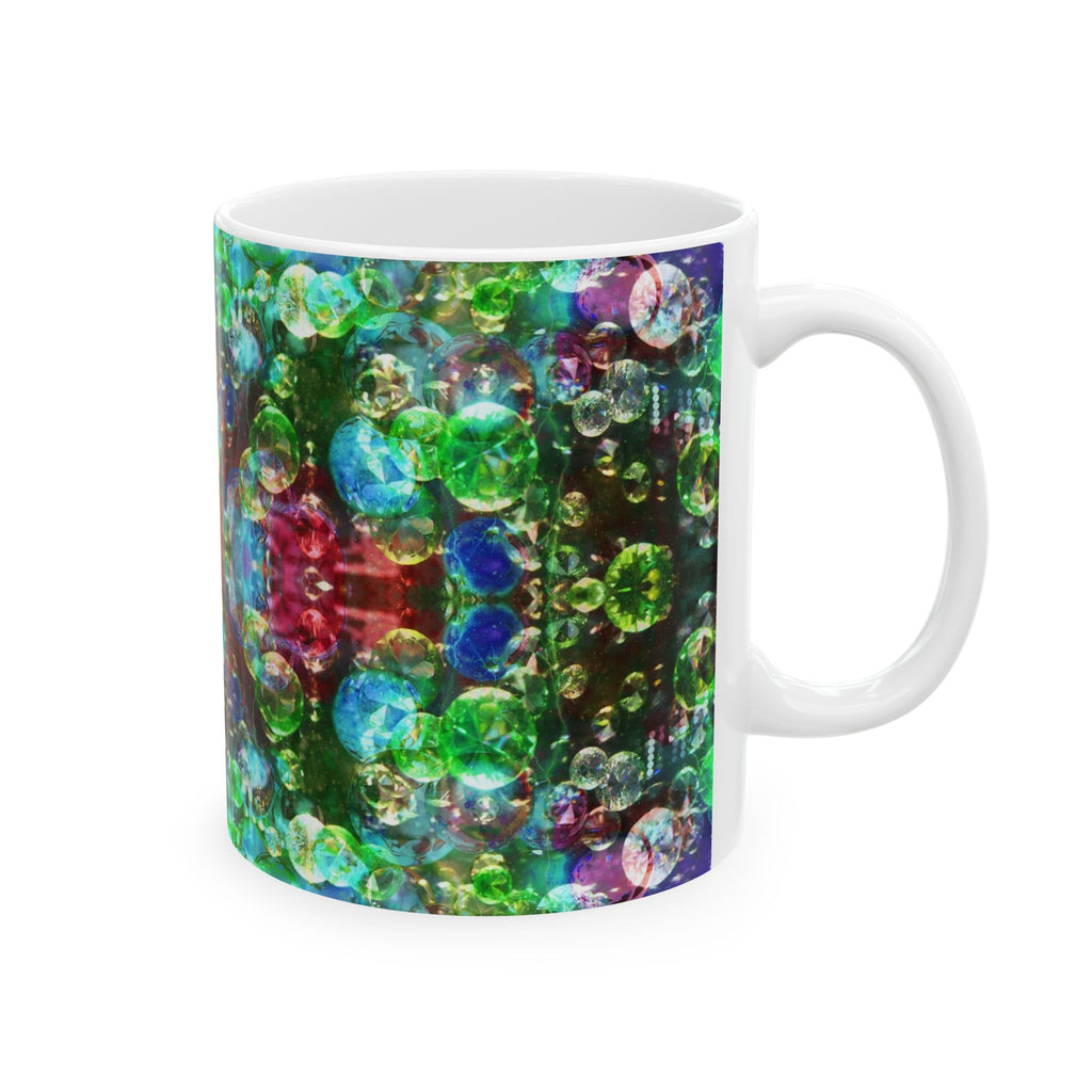 Bubblescope Vision Ceramic Mug – Colorful Abstract 11oz & 15oz