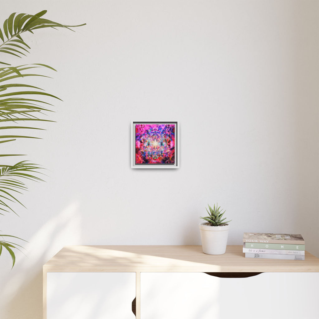 Arashaya Framed Canvas — Vibrant Psychedelic Wall Art