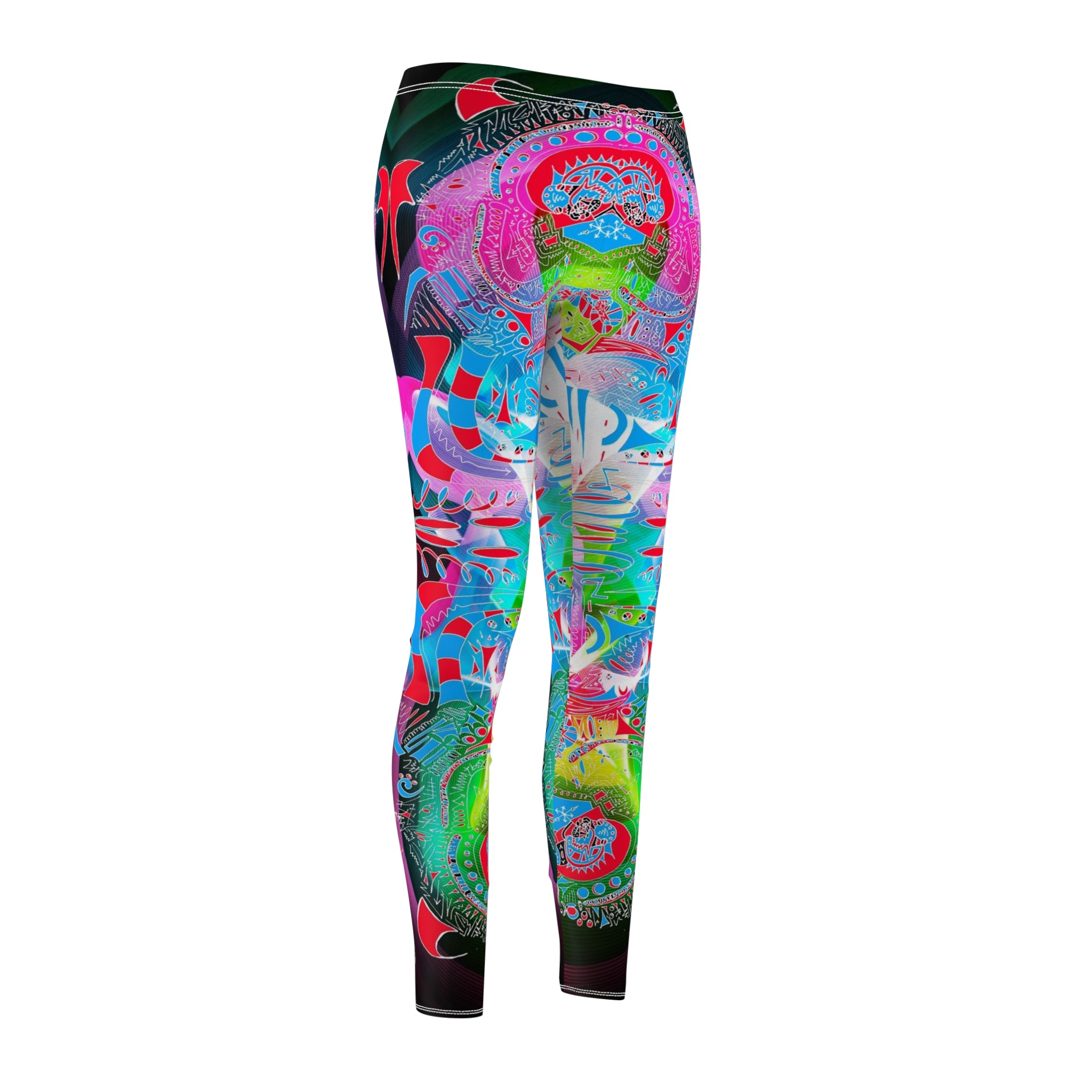 Hyperdimensional Butterfly 3 Leggings — Women’s Vibrant All-Over Print