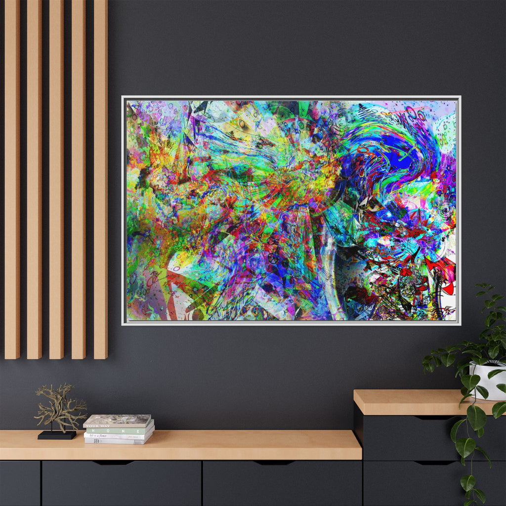 Barfing Beautifully Matte Canvas Print (Framed)