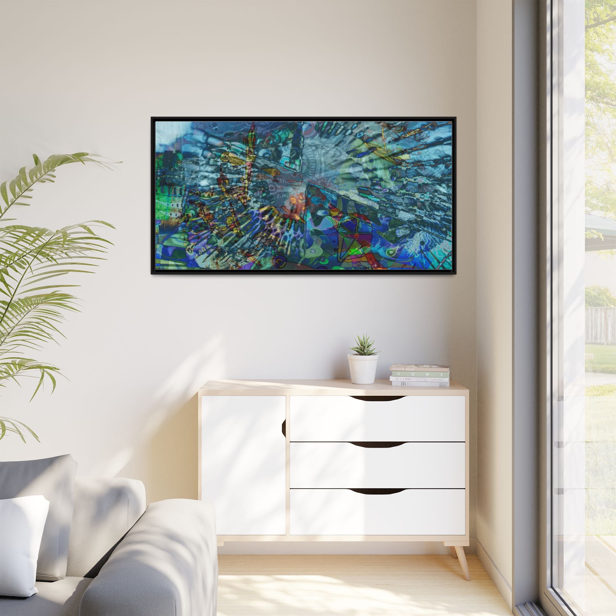 LucindaForevz21 Matte Canvas Framed Art