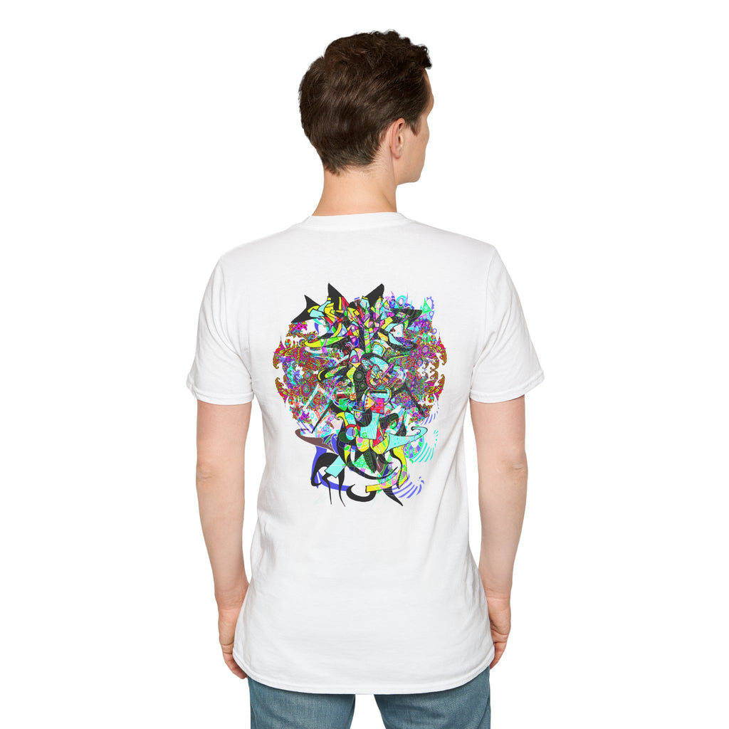Hyperdimensional Wind 15 T-Shirt — Colorful Trippy Art Tee
