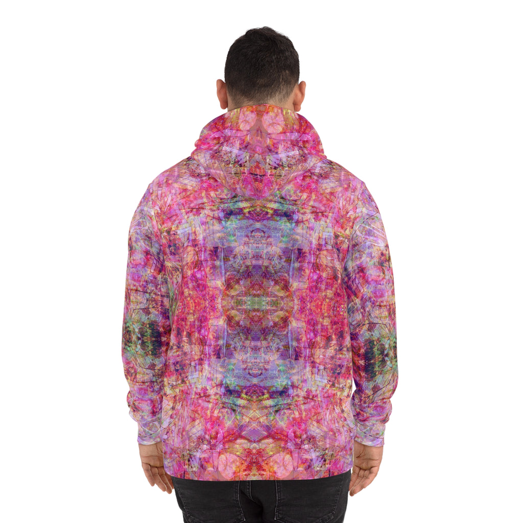 Beau If Ful M9 All-Over Print Hoodie — Vibrant Floral Abstract Fashion Hoodie