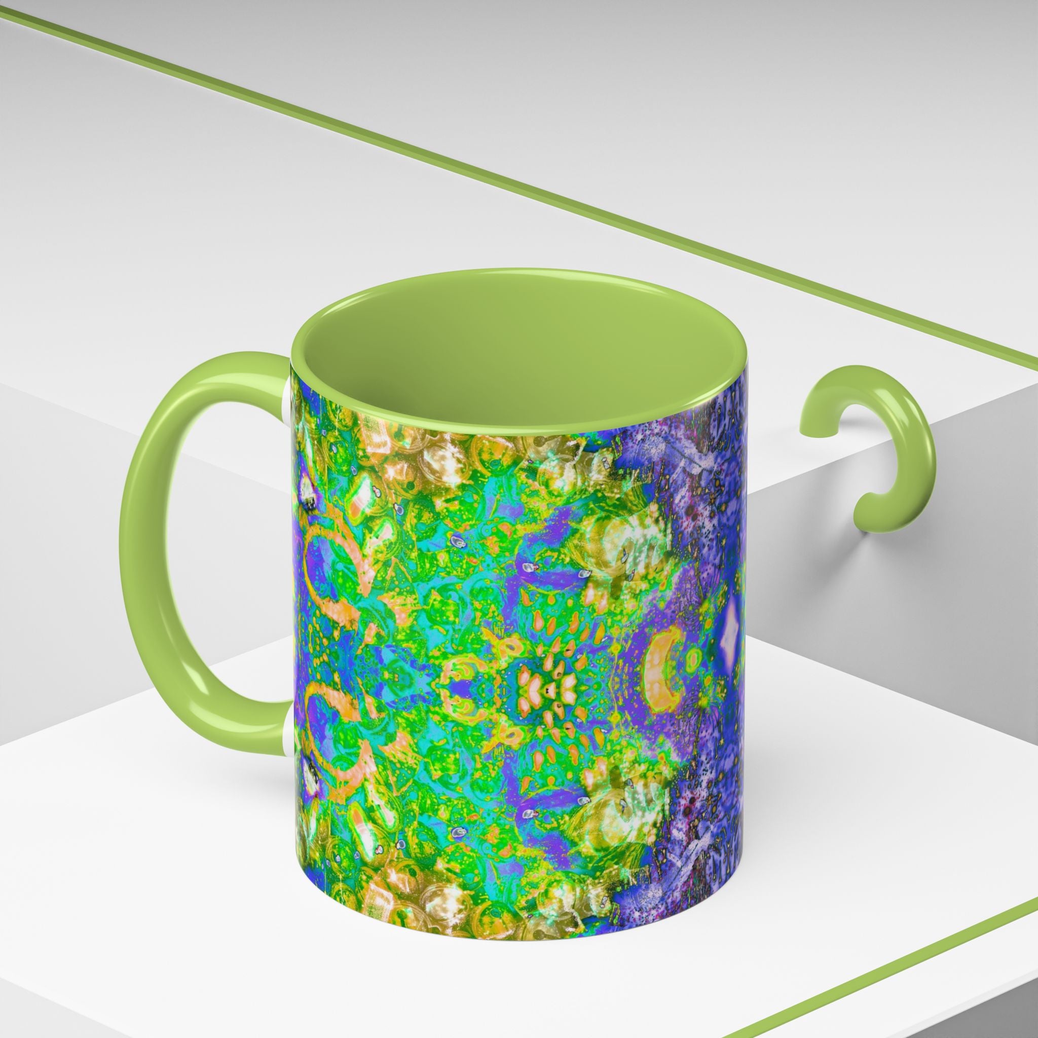 Intergalactic Infinity Coffee Mug — Colorful Psychedelic Art 11/15oz